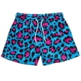thumbnail image 1 of Youmylove Mens Shorts Versatile Men's Leopard Print Mesh Pants Short Pants Fitness Sports Pants Men's Beach Shorts Swimsuit Casual Hiking Shorts, 1 of 4