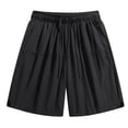 thumbnail image 1 of Youmylove Mens Shorts Vintage Men's Summer Loose Fit Straight Leg Casual Cargo Shorts (5 Inch Length) Beach Vacation Shorts, 1 of 9