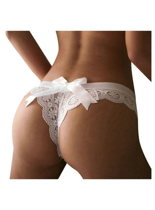 Clearance!Hot Women Lingerie G-String Thongs Girls T-back Transparent  Panties with Dot Underwear Lingerie Orange