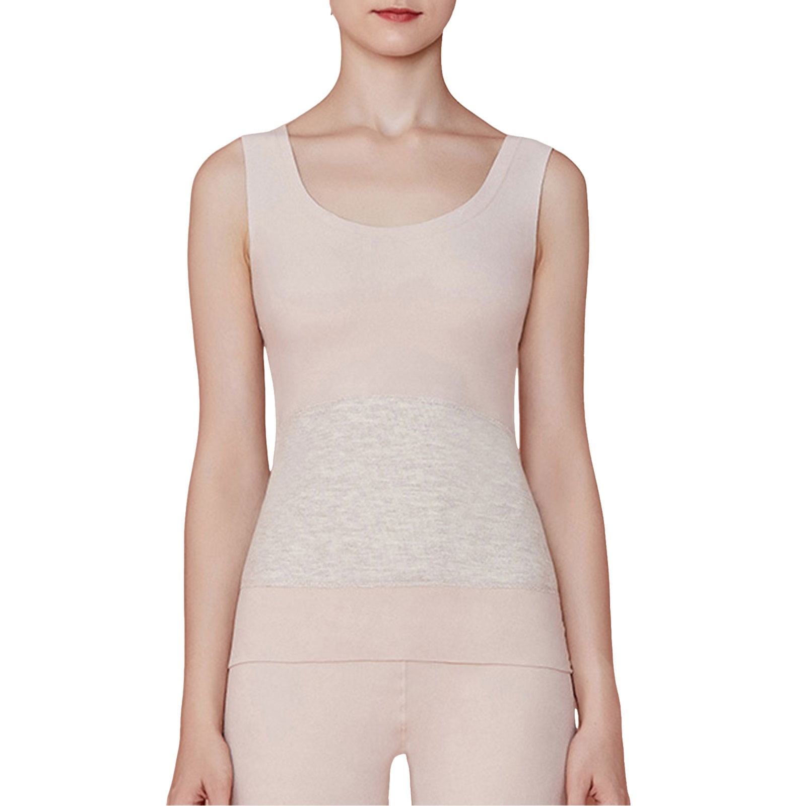Youmylove New Thermal Underwear Vest Women Underwear Silk Patch