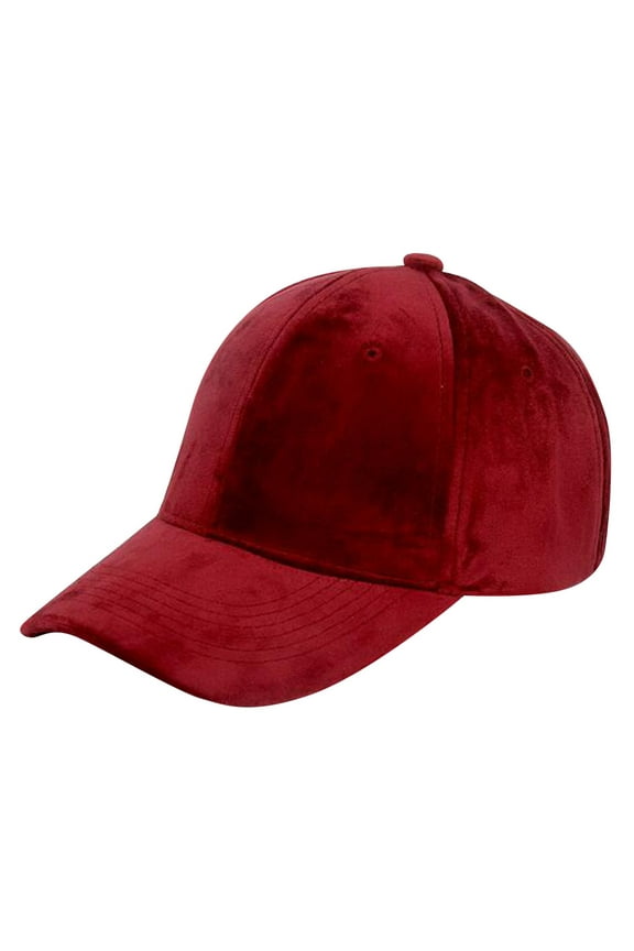 New Velvet Baseball Cap Women Crushed Plain Hat Sports Cap Hop Hats