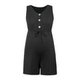 thumbnail image 1 of Youmylove Plus Size Nursings Maternity Solid Color Sleeveless Strappy Pants Summer Convenient Breastfeeding Comfy, 1 of 9