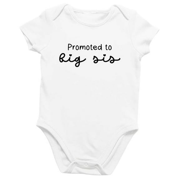 Youmylove Soft Baby Bodysuit Boys Girls Onesie Short Sleeve Letter Prints Romper Bodysuits Crawling Clothes Summer Clothes For 9-12 Months