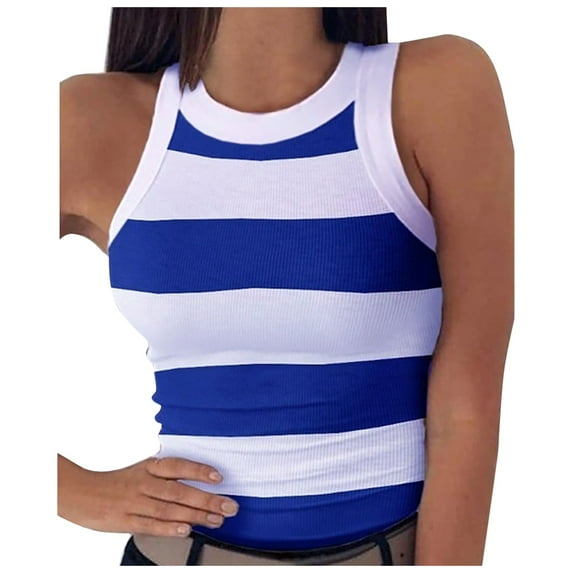 Youmylove Soft Womens Tops Swing Vest Sleeveless Top Ladies Strappy Flared Plus Size Tops Shirt Workout Undershirt Top