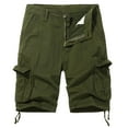 thumbnail image 1 of Youmylove Stylish Mens Shorts Men's Plus Size Cargo Shorts Summer Outdoor Sports 5 Pocket Mid Length Shorts For Hiking And Work Summer Tactical Pants, 1 of 5