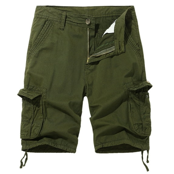 Youmylove Stylish Mens Shorts Men's Plus Size Cargo Shorts Summer Outdoor Sports 5 Pocket Mid Length Shorts For Hiking And Work Summer Tactical Pants