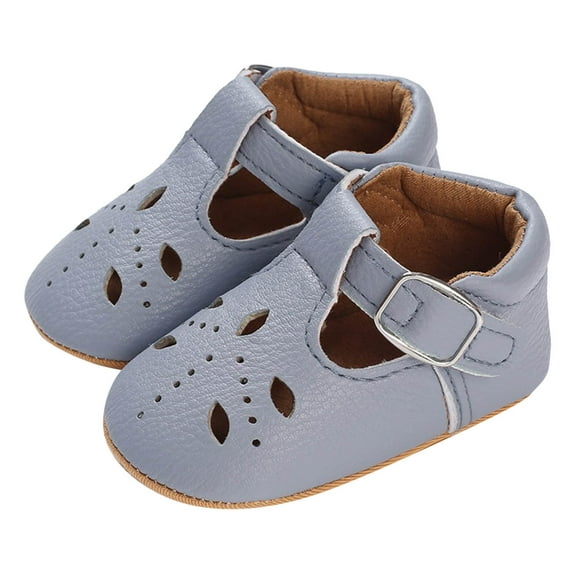 Youmylove Summer Children Toddler Shoes Girls Sports Flat Bottom Non- Lightweight Hollow Out Breathable Comfortable Solid Color Simple Summer Style Trendy Footwear