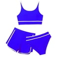 thumbnail image 1 of Youmylove Toddler Girls Swimsuit Fashion Girls Bikini Swimsuits With Shorts Kid 3 Piece Bikini Sets Solid Color Sport Bathing Suits Kids Swimwear Summer Beach Gift, 1 of 6