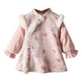 thumbnail image 1 of Youmylove Toddler Kids Girls Children Hanfu Girls New Year Dress Children Dress New Year Girls Winter Princess Dresses Stylish Playwear, 1 of 6
