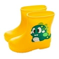 thumbnail image 1 of Youmylove Toddler Kids Lightweight Adorable Rain Boots Classic Children Rainboots Rubber Children Water Shoes Rain Boots Kids Baby Cartoon Shoes Fashion Rainboots Casual Comfy Out Playwear, 1 of 3
