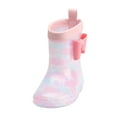 thumbnail image 1 of Youmylove Toddler Kids Waterproof Rain Boots Cartoon Bowknot Boys Girls Rain Boots Waterproof Non- Shoes Outdoor Shoes Toddler Sneakers, 1 of 5
