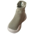 thumbnail image 1 of Youmylove Toddler Soft Elastic Casual First Walkers Shoes Socks Solid Indoor Baby Shoes Children Casual Shoes, 1 of 3
