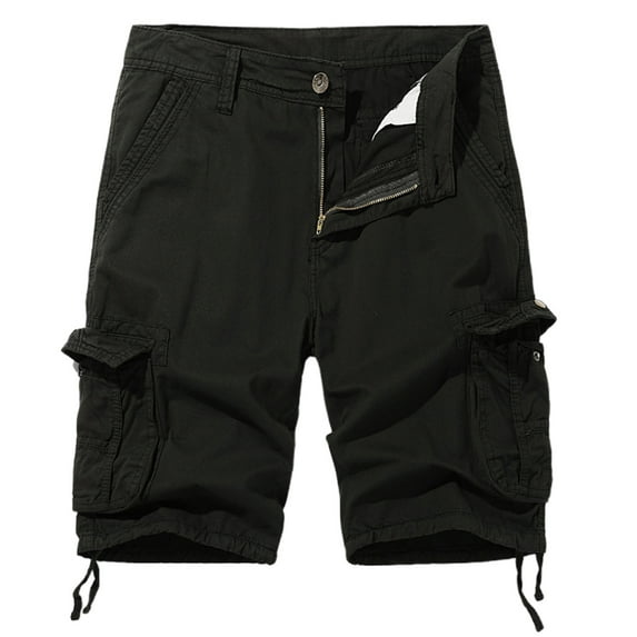 Youmylove Trendy Mens Shorts Men's Plus Size Cargo Shorts Summer Outdoor Sports 5 Pocket Mid Length Shorts For Hiking And Work Classic Relaxed Fit Short