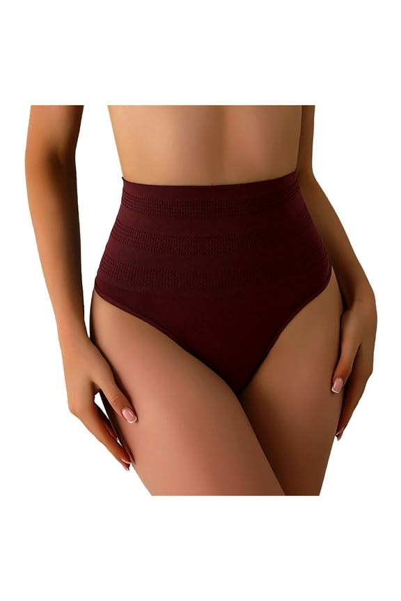 Tummy Control Thong Shapewear For Women Shaping Underwear Compression Briefs Seamless Mid Waist Cincher Bodyshaper Seamless Body Shaper