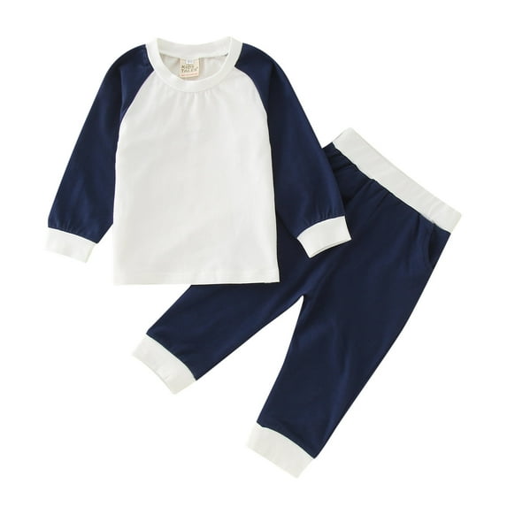 Youmylove Two Piece Girls Outfits Toddler Girls Boys Winter Long Sleeve Tops Pants 2Pcs Outfits Clothes Set For Babys Clothes Underwear Set
