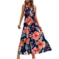 thumbnail image 1 of Youmylove Women Floral Maxi Dress Womens Summer Dresses Casual Sleeveless Long Dress Cute Floral Long Dress Wedding Guest Dress Beach Fashion Dress, 1 of 4