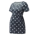 thumbnail image 1 of Youmylove Women Maternity Casual Short Sleeve Dot Printed T-Shirt Tee Shirts Tops Tunic Blouse Comfy, 1 of 4
