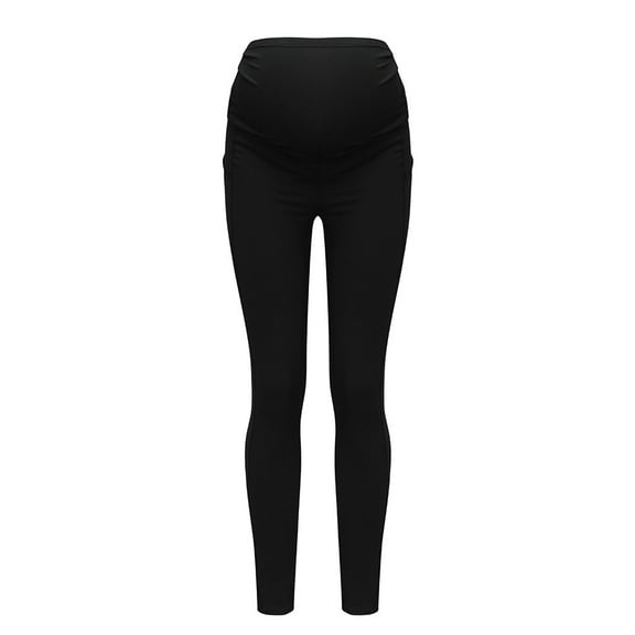 Youmylove Women Maternity Leggings Seamless Yoga Pants Stretch Pregnancy Trousers Comfy