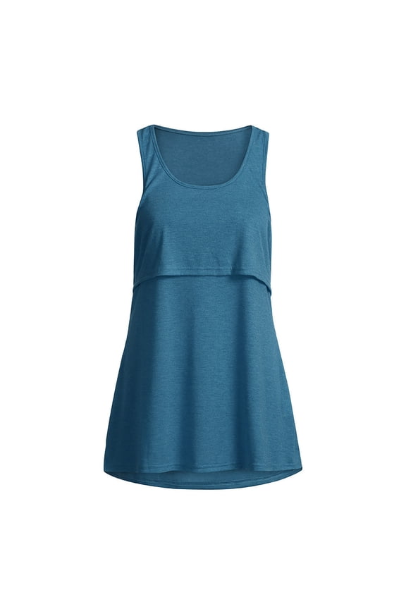Women Maternity Loose Comfy Pull-up Nursing Tank Tops Vest Breastfeeding Shirt Comfy
