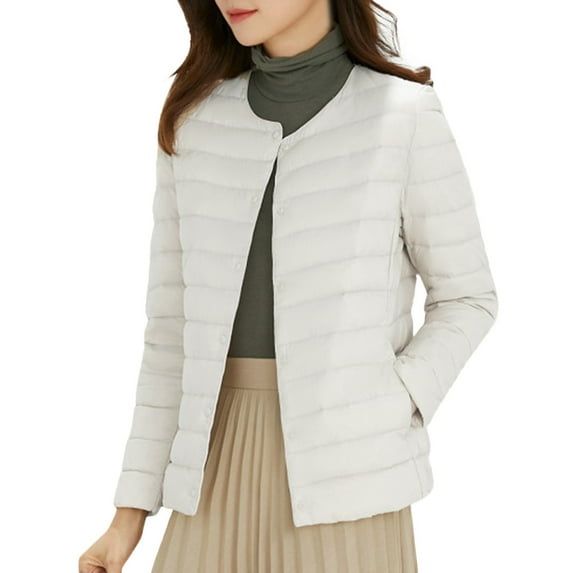 Youmylove Women Packable Ultra Lightweight Short Down Jacket Stylish Clothing