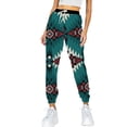 thumbnail image 1 of Youmylove Women Pants Trousers Pocket Trouser Sweatpants Printed Comfy High Waist Workout Lounge Casual Joggers Pants Workout Running Joggers Streetwear, 1 of 5