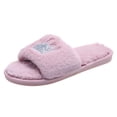 thumbnail image 1 of Youmylove Women Slippers Open Toe Slippers Women Indoor Cozy Memory Foam Female House Slippers Summer On Comfy Soft Flannel Female Bedroom Slippers Slide Breathable Footwear, 1 of 7