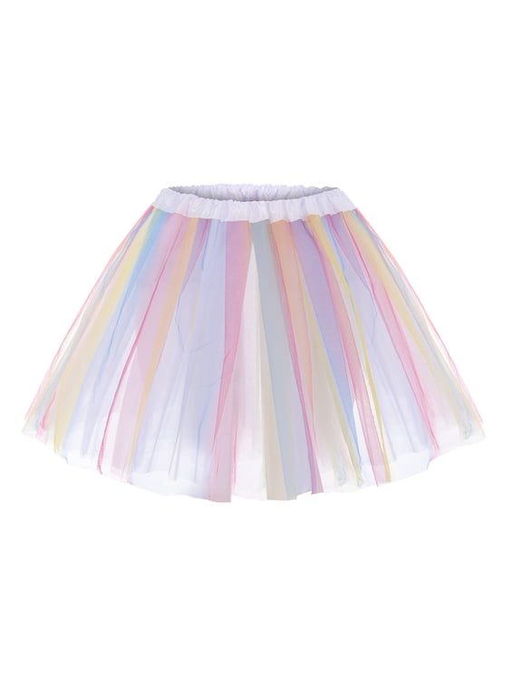 Women's 1950S Vintage Tutu Petticoat Ballet Bubble Skirt Multi-Color Skirt Puff Short Skirt For Holiday Party Bubble Dance Skirt