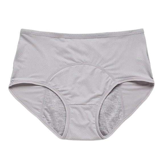 Youmylove Women's High Waisted Seamless Underwear Plus Size L To 8Xl Pants Leak Proof Before And After Menstruation Mid High Waisted Underwear For Women Soft Breathable Plus Size Panties