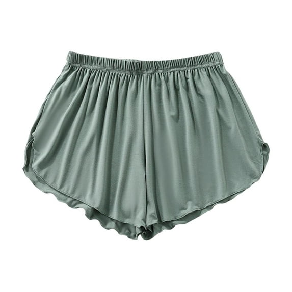 Youmylove Women's Linen Shorts Womens Pajama Shorts Summer Short Pyjama Bottoms Comfy Sleeping Shorts Sleepwear Pj Bottoms Dressy Casual Comfy Short