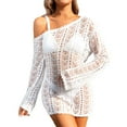 thumbnail image 1 of Youmylove Women's Plus Size Swimsuit Cover Up Crochet Bathing Suit Coverups 2025 Swimwear Beach Dress Sun Protection Women Beach Cover Ups Beach Tops Sexy Coverups, 1 of 9