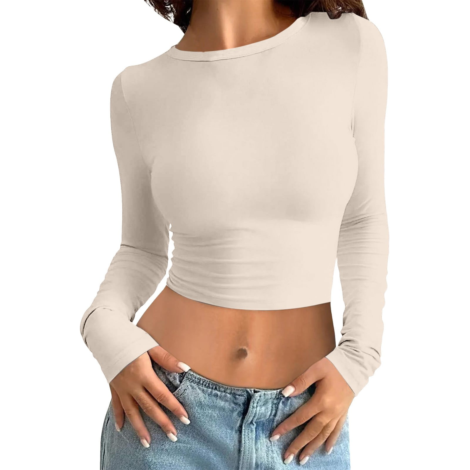 トップス THERMAL CROPPED TOPS Cropped Thermal Top