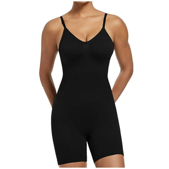 Youmylove Womens Shapewear Bodysuit Tummy Control Seamless Backless Bodysuits Slimming Short Body Suit Plus Size Body Shaper For Women Slim Fit Tops Bodysuits
