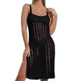 thumbnail image 1 of Youmylove Womens Summer Lightweight Cardigan Women's Bathing Suit Cover Up Swimwear Contrast Blouse Gradient Crochet Hollow Out Swim Cover Up Women Swimwear Cover Up, 1 of 6