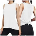 thumbnail image 1 of Youmylove Womens Summer Tops Sleeveless Sports Vest Fitness Yoga Vest O-Neck Quick Drying Thin Sports Shirt Going Out Cami Tops, 1 of 5