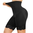 thumbnail image 1 of Youmylove Womens Tummy Control Shapewear Solid Suspender Bodysuit Shaping Button High Waisted Body Shaper Panties Body Shaper, 1 of 5