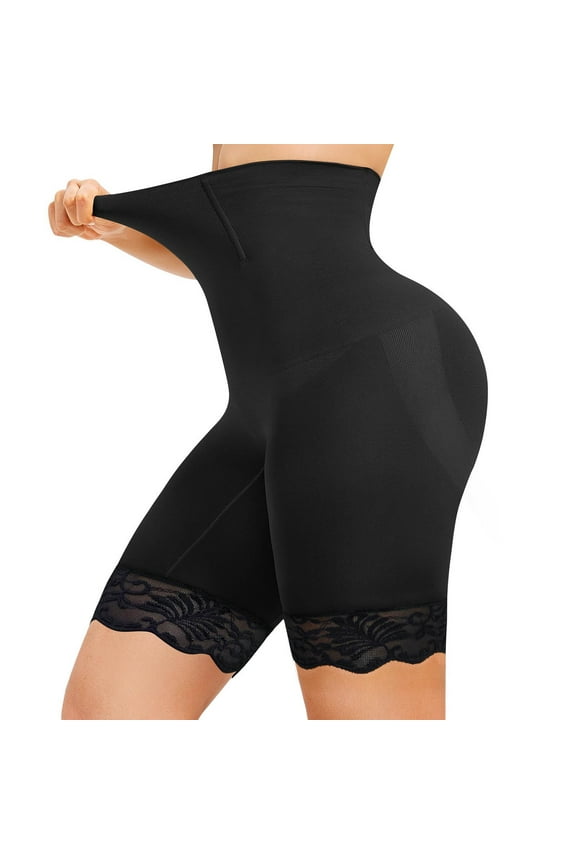 Womens Tummy Control Shapewear Solid Suspender Bodysuit Shaping Button High Waisted Body Shaper Panties Body Shaper