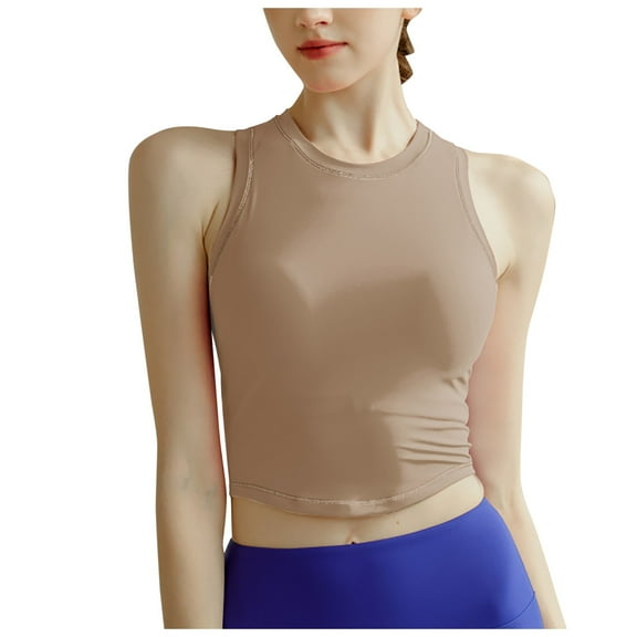 Youmylove Womens Workout Tank Tops Ladies Running Sports Bra Beauty Back Fitness Bra L Yoga Vest Loose Fit Fashion Tops