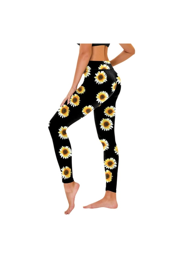 Workout Leggings For Women Casual Floral Print Leggings Workout Leggings Running Pants