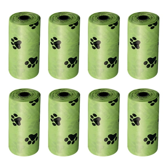 Younar Biodegradable Poop Bags | 120 Pcs Compostable Trash Bags | Cute Paw Patterns, Thickened, and Leak-Proof Guarantee, Small Garbage Bags for Home, Kitchen, Bathroom, Poop Pickup