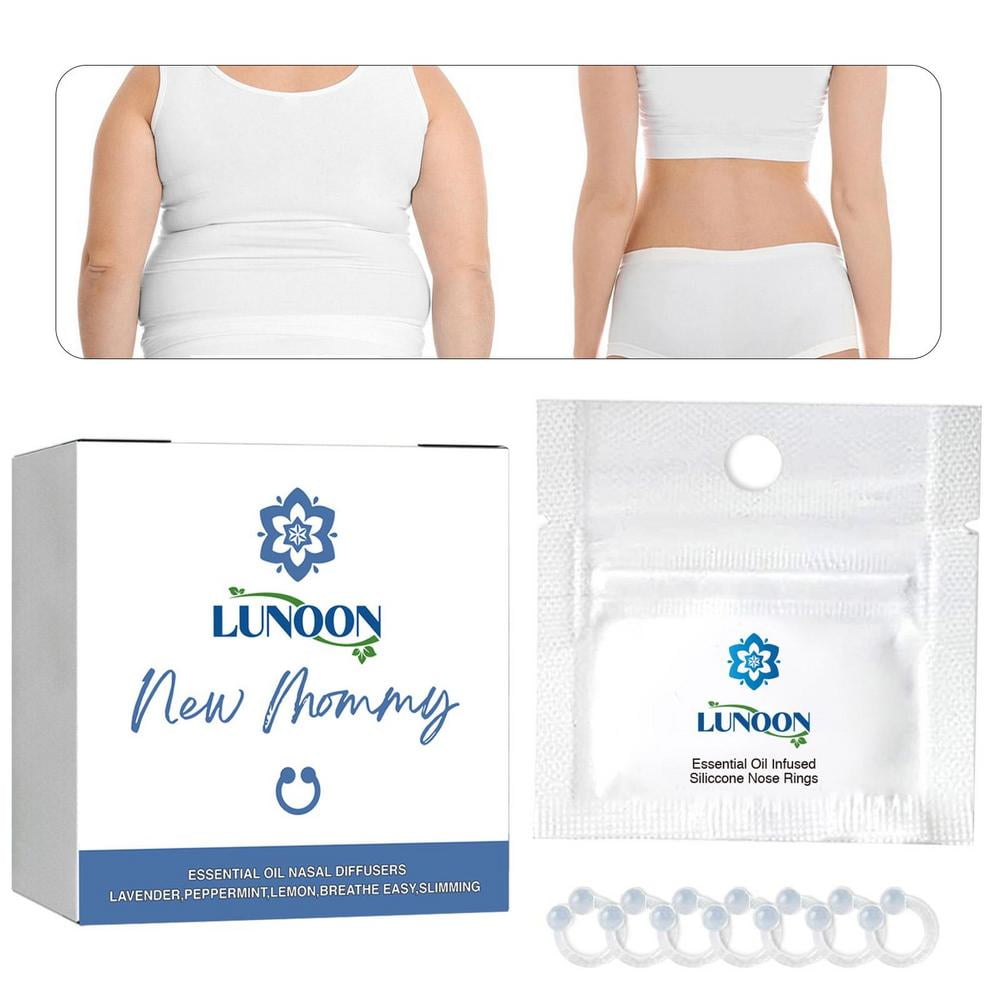 Younar Essential Oil Nose Ring 7 PCS Slim Nasal Rings Superslim Nasal