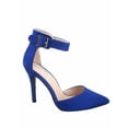 thumbnail image 1 of Young- 2 Women's Fashion Ankle Strap Buckle Slip On Pointy Toe Stiletto Pumps Shoes, 1 of 2