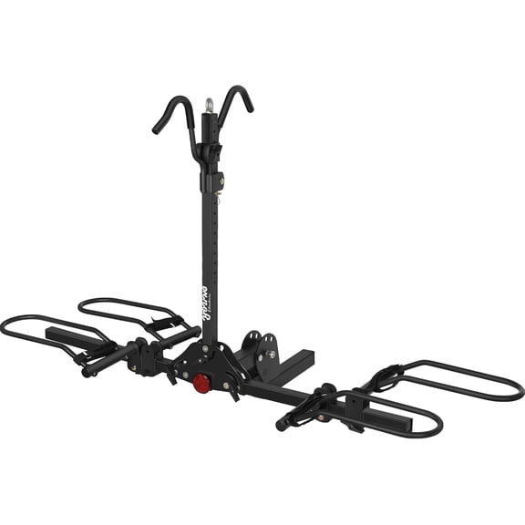 Young 200 lbs 2-Bike Rack Hitch Mount for Cars Trucks SUVs RVs, fits Standard, MTB, Fat Tire Bikes w/Up to 5-inch Tire - 2" Hitch Receiver