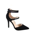 thumbnail image 1 of Young-6 Women's Pointy Toe Ankle Strap Zipper Stiletto Pumps Shoes, 1 of 2