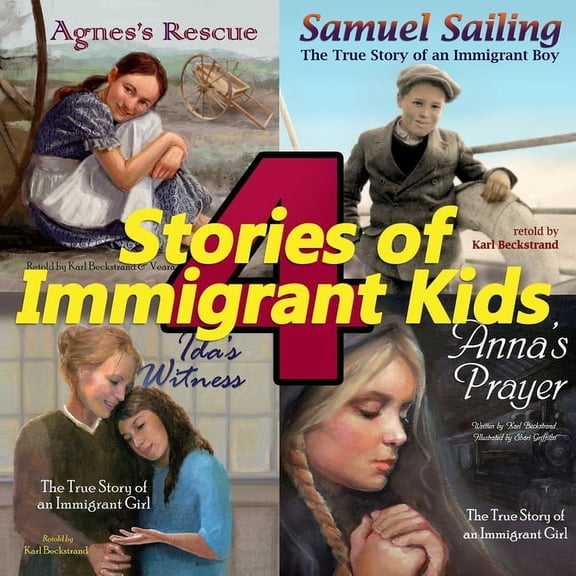 Young American Immigrants 4 Stories of Immigrant Kids: True Tales of Courage and Faith, Book 5, (Paperback)