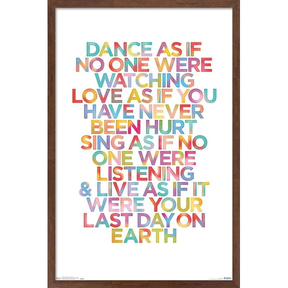 Young And Proven - Dance Wall Poster, 14.725" x 22.375", Framed