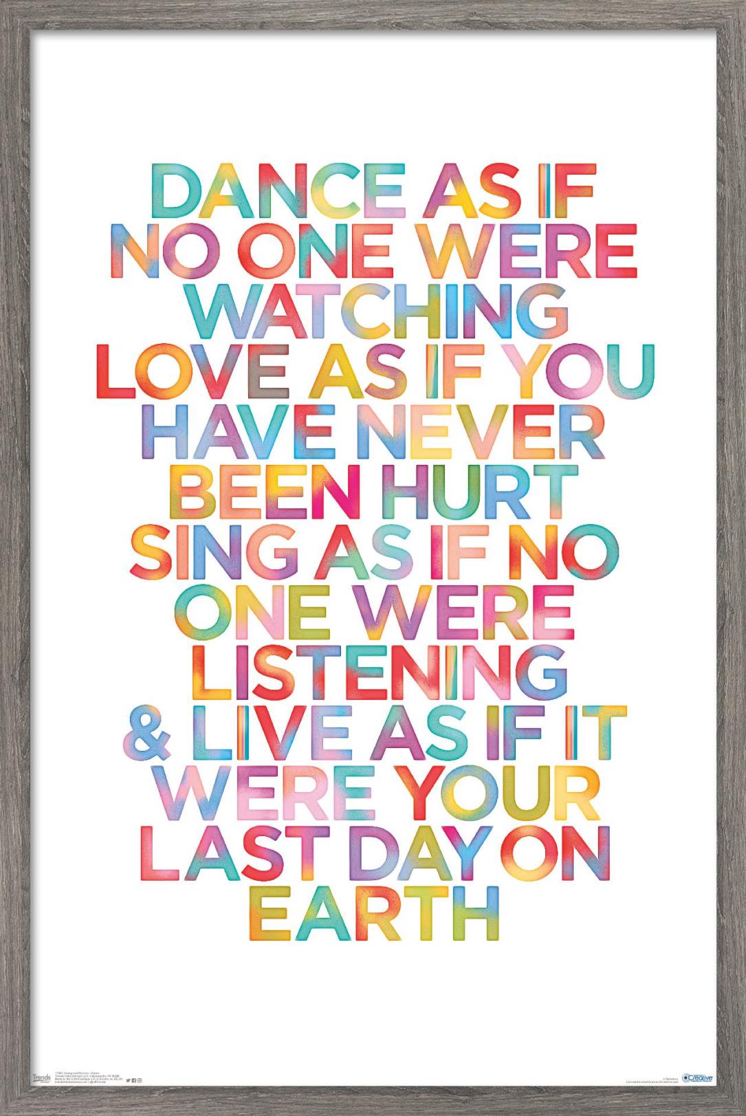 Young And Proven - Dance Wall Poster, 22.375" x 34", Framed