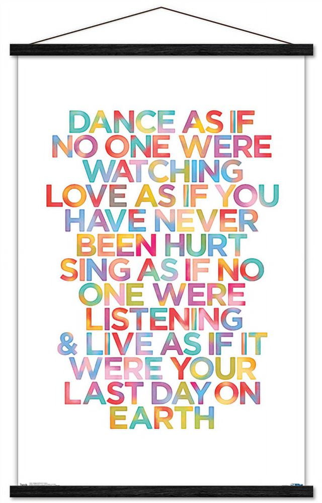 Young And Proven - Dance Wall Poster with Wooden Magnetic Frame, 22.375" x 34"