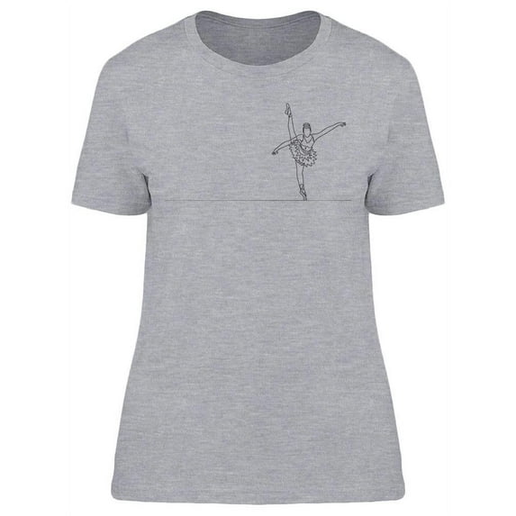 Young Ballerina Design T-Shirt Women -Image by Shutterstock, Female XX-Large
