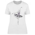 thumbnail image 1 of Young Ballerina Sketch T-Shirt Women -Image by Shutterstock, Female Small, 1 of 2