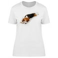 thumbnail image 1 of Young Beagle Sleeping. T-Shirt Women -Image by Shutterstock, Female Large, 1 of 2